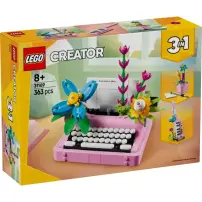LEGO Creator 3 in 1 31169 Macchina da Scrivere con Fiori…