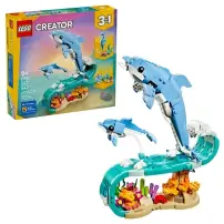 LEGO Creator 31385 3in1 Animali Marini: Meravigliosi Delfini…