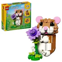 LEGO Creator 31376 3in1 Simpatico Criceto con Fiore Giocattolo…