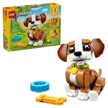 LEGO Creator 31382 3in1 Adorabili Animali: Cagnolino Giocoso…