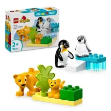 LEGO DUPLO 10442 Famiglie di Animali: Pinguini e Leoni, Giochi…