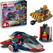 LEGO ǀ Marvel 76319 Capitan America Contro Thanos, Giocattolo…