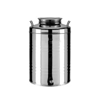 Fusto graffato INOX Lt.50