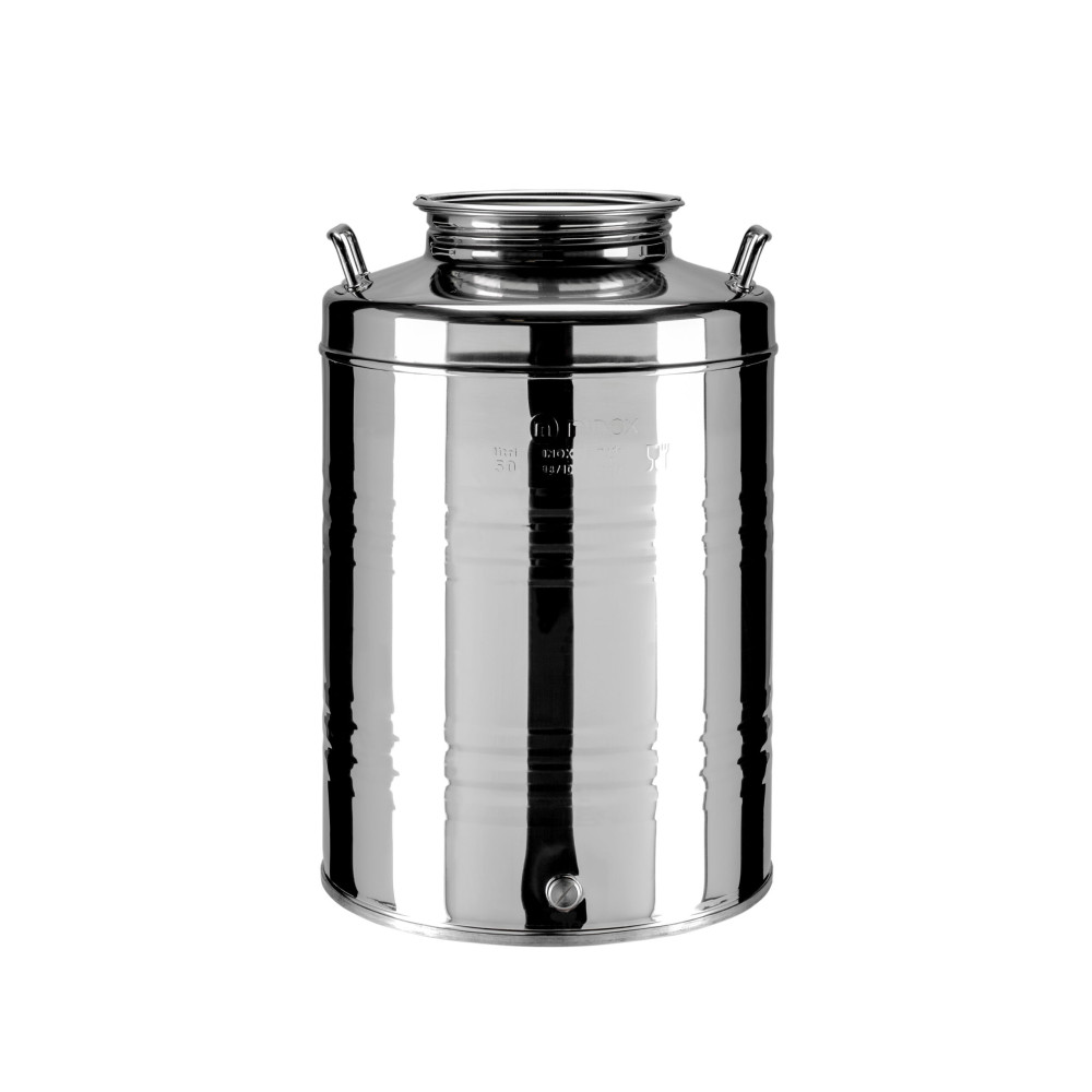 Fusto graffato INOX Lt.50