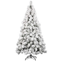 Albero Di Natale Innevato Des Alpes 210cm