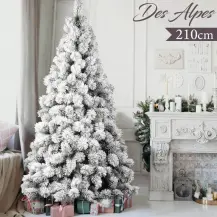 Albero Di Natale Innevato Des Alpes 210cm