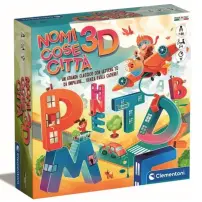 Clementoni Nomi, Cose, Città 3D 7+ | Gioco da tavolo