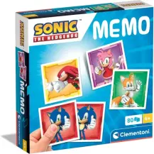 Sonic Gioco Memoria Educativo per bambini 3+ anni, 48 cartelle Clement