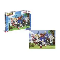 Clementoni Sonic Puzzle 104 pezzi 48,5 x 33,5 cm