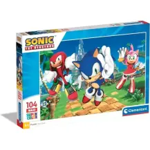Clementoni Sonic Maxi Puzzle 104 Pezzi, dai 6 anni