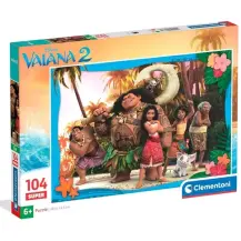 Clementoni Vaiana 2 Puzzle 104 pezzi per bambini - Gioco educativo