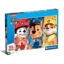 Clementoni Paw Patrol Puzzle 104 pezzi 48,5 x 33,5 cm