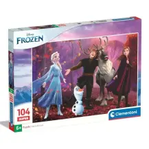 Clementoni Frozen Supercolor Puzzle 104 pezzi 6-8 anni