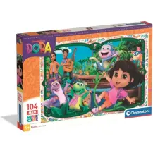 Clementoni Dora Maxipuzzle 104 pezzi per bambini 6+