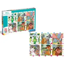 Clementoni Disney Classics Maxipuzzle 104 pezzi 62x42 cm