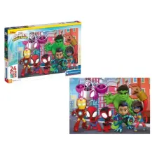 Clementoni Spidey Maxipuzzle 24 pezzi 62x42 cm