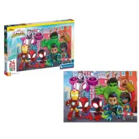 Clementoni Spidey Maxipuzzle 24 pezzi 62x42 cm
