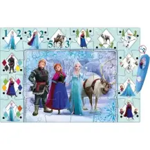 Clementoni Puzzle Frozen 24 pezzi 62x42 cm interattivo