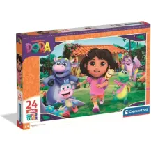 Clementoni Dora Maxi Puzzle 24 pezzi | Gioco Educativo per Bambini 3+