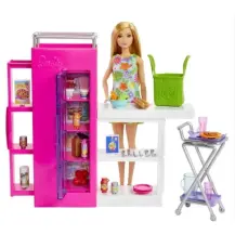 Barbie HJV38 Dispensa dei Sogni, oltre 25 accessori