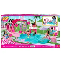 Barbie Piscina dei Sogni JFP01, 6 aree di gioco