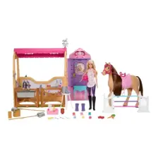 Barbie HXJ44 Ranch dei Sogni - Giocattolo con Piscina e Scivolo a 3 Pi