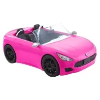 Barbie Auto Cabriolet Rosa Decappottabile per Bambine 3+ Anni - Ruote