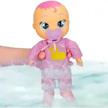 Cry Babies Newborn Bath Time Zoe - Bambola che reagisce al bagno con a