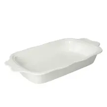 Pirofila Fiocco Brandani in Porcellana 37,5x23,5x5,5 cm