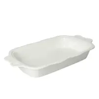 Pirofila Fiocco Brandani in Porcellana 37,5x23,5x5,5 cm