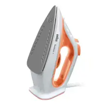 Ferro da Stiro Braun 1900W Arancione con Piastra Antiaderente