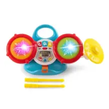 Chicco La Mia Prima Batteria - Gioco Musicale per Bambini 1-4 Anni