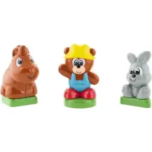 Chicco Playset Farm Animals 2 in 1 - Gioco educativo per bambini 1-4 anni