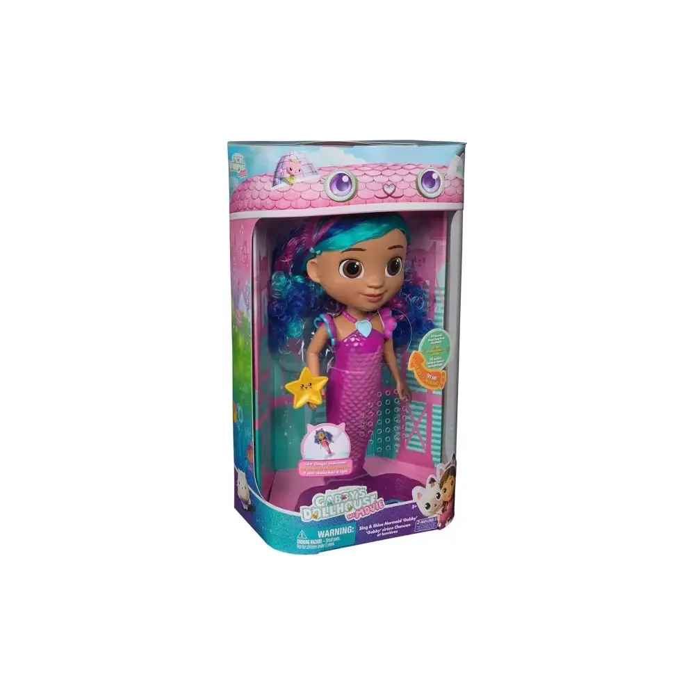 Bambola Gabby Sirena Sing Shine Impermeabile 3+ Anni
