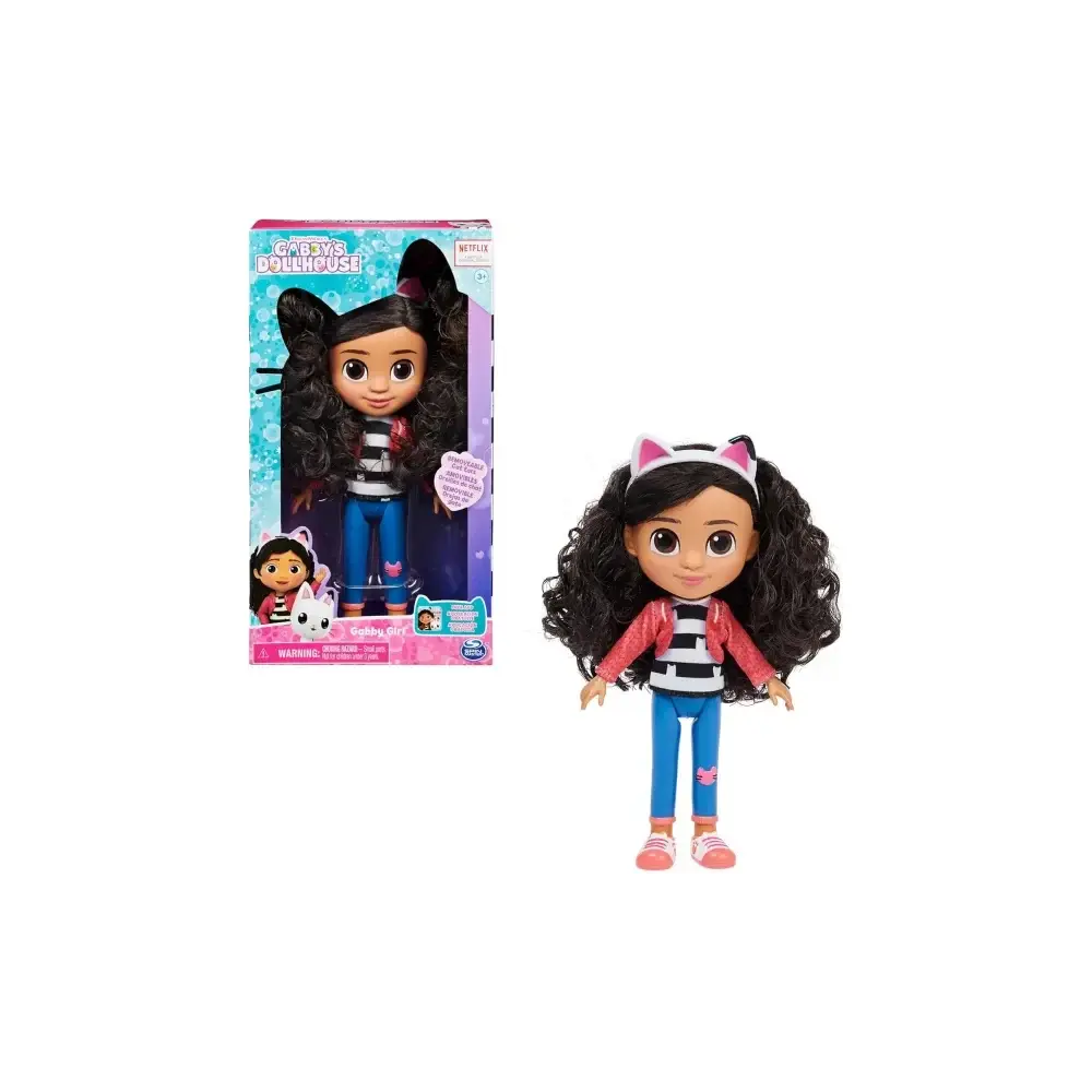 Bambola Gabby's Dollhouse 3+ Anni con Orecchie Rimovibili