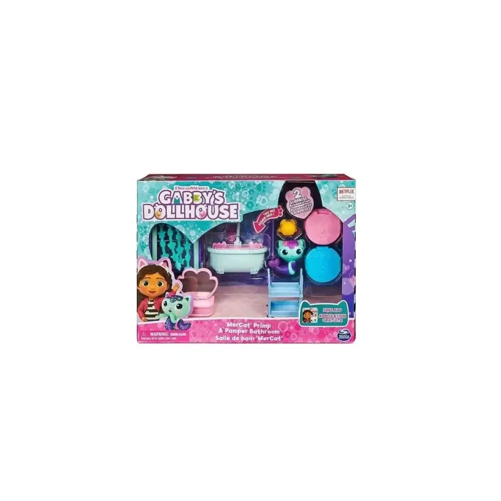 Gabby's Dollhouse Sala da Bagno Siregatta | Mini Playset 3+