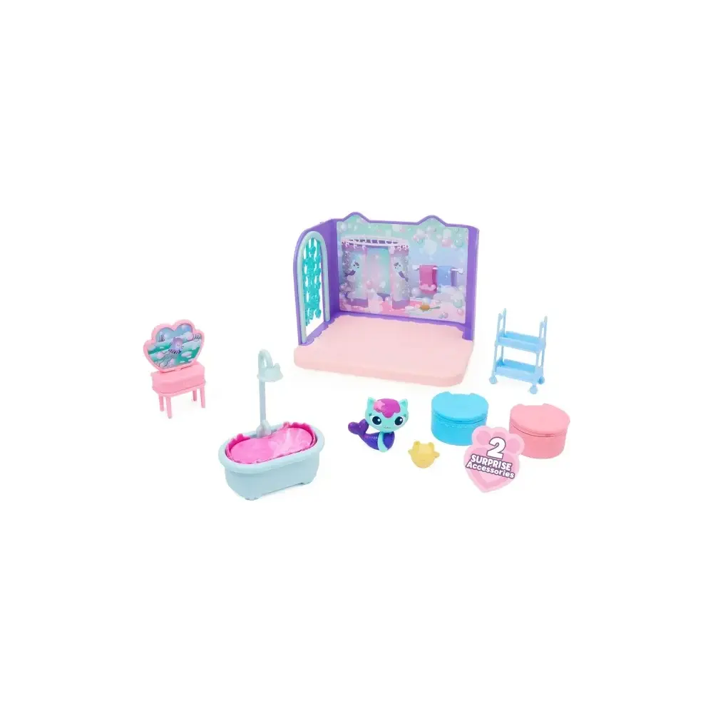 Gabby's Dollhouse Sala da Bagno Siregatta | Mini Playset 3+