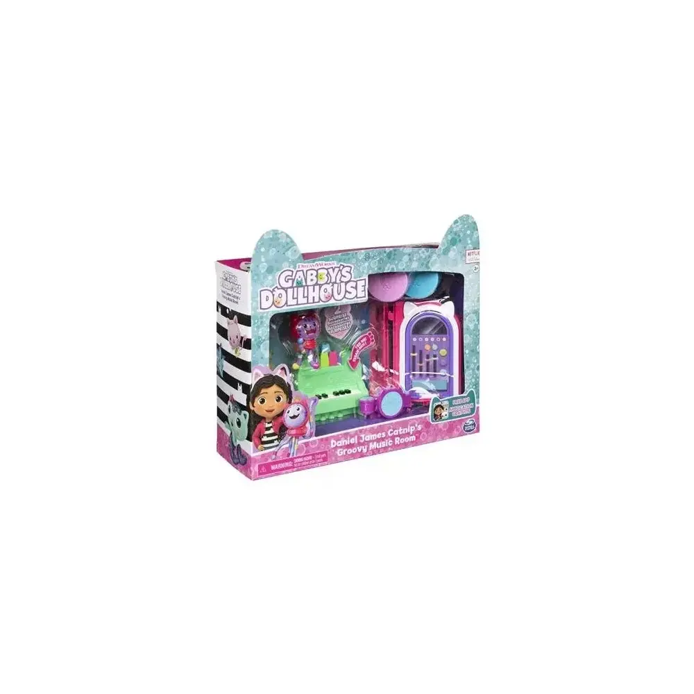 Gabby's Dollhouse Groovy Music Room con 2 accessori