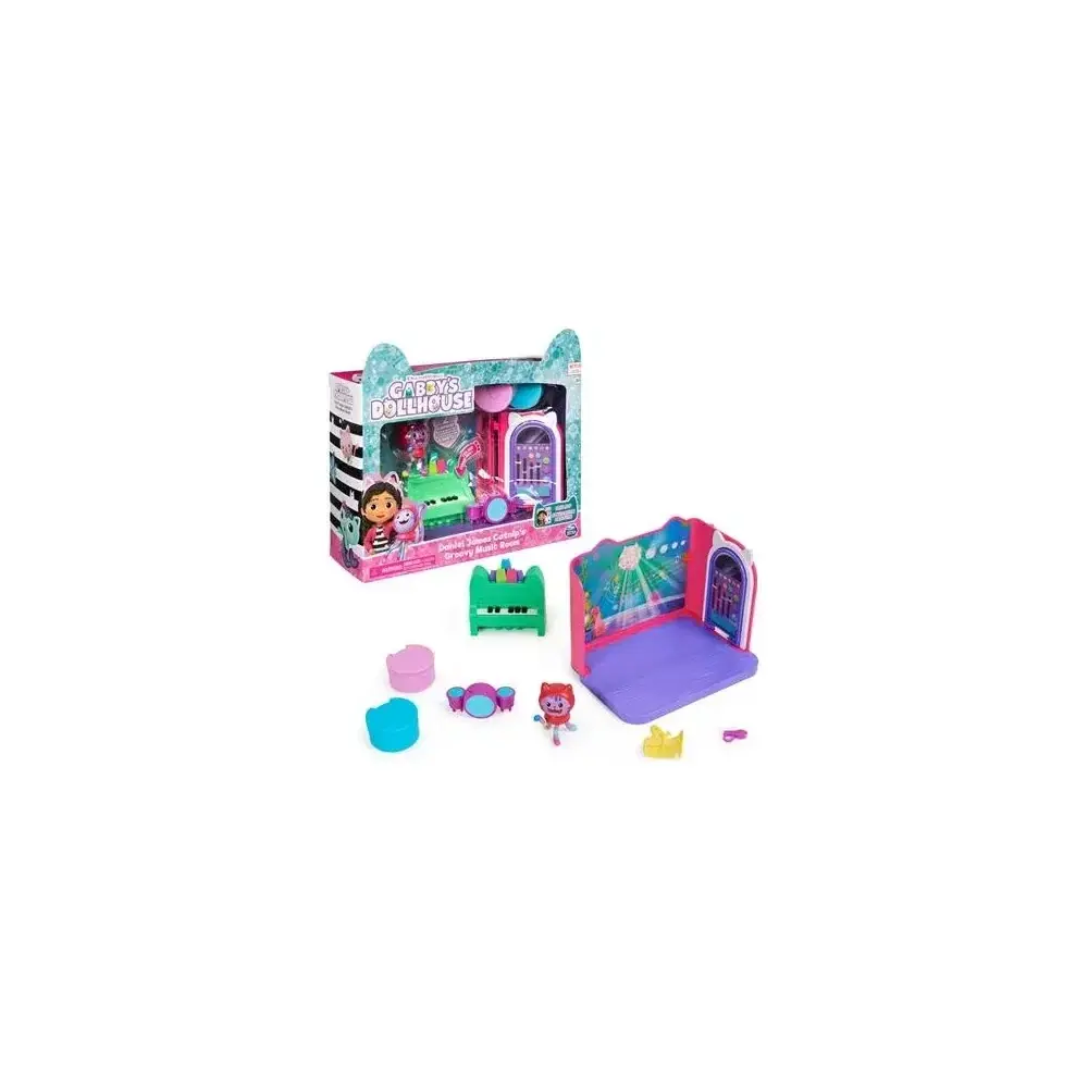 Gabby's Dollhouse Groovy Music Room con 2 accessori