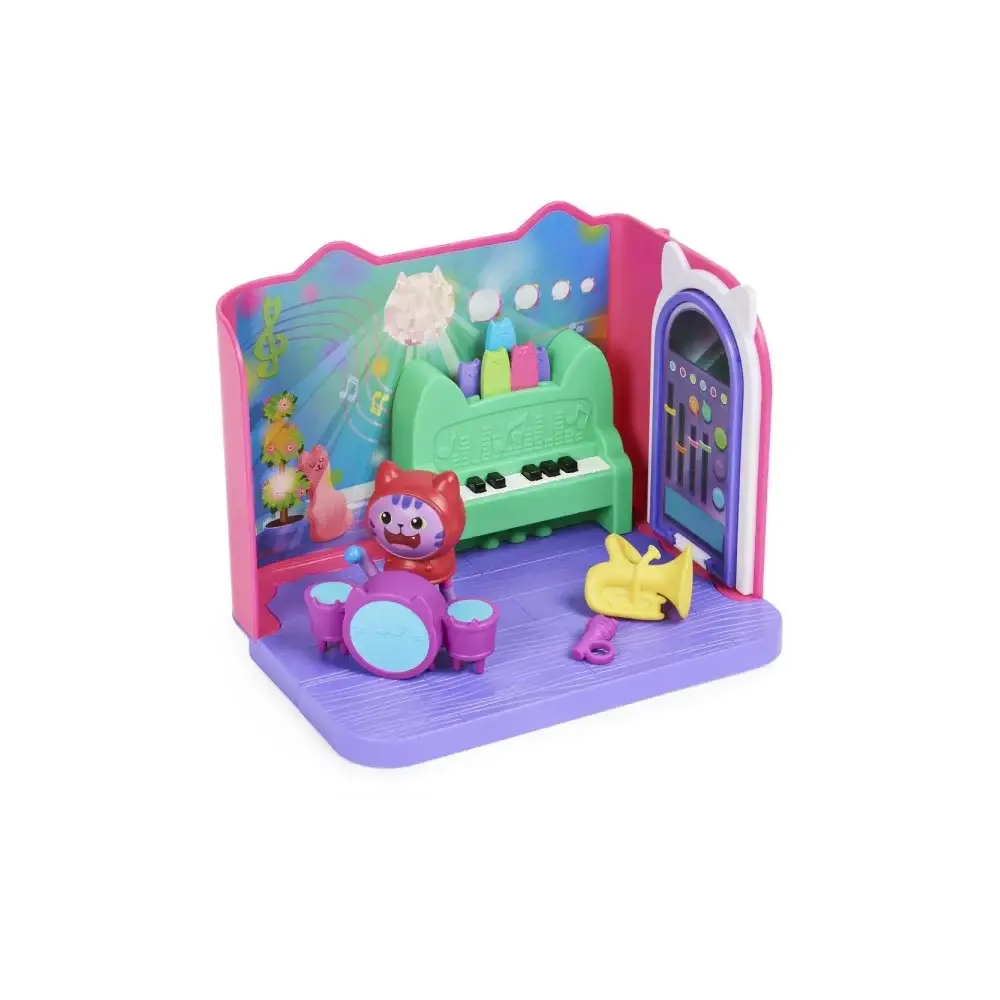 Gabby's Dollhouse Groovy Music Room con 2 accessori