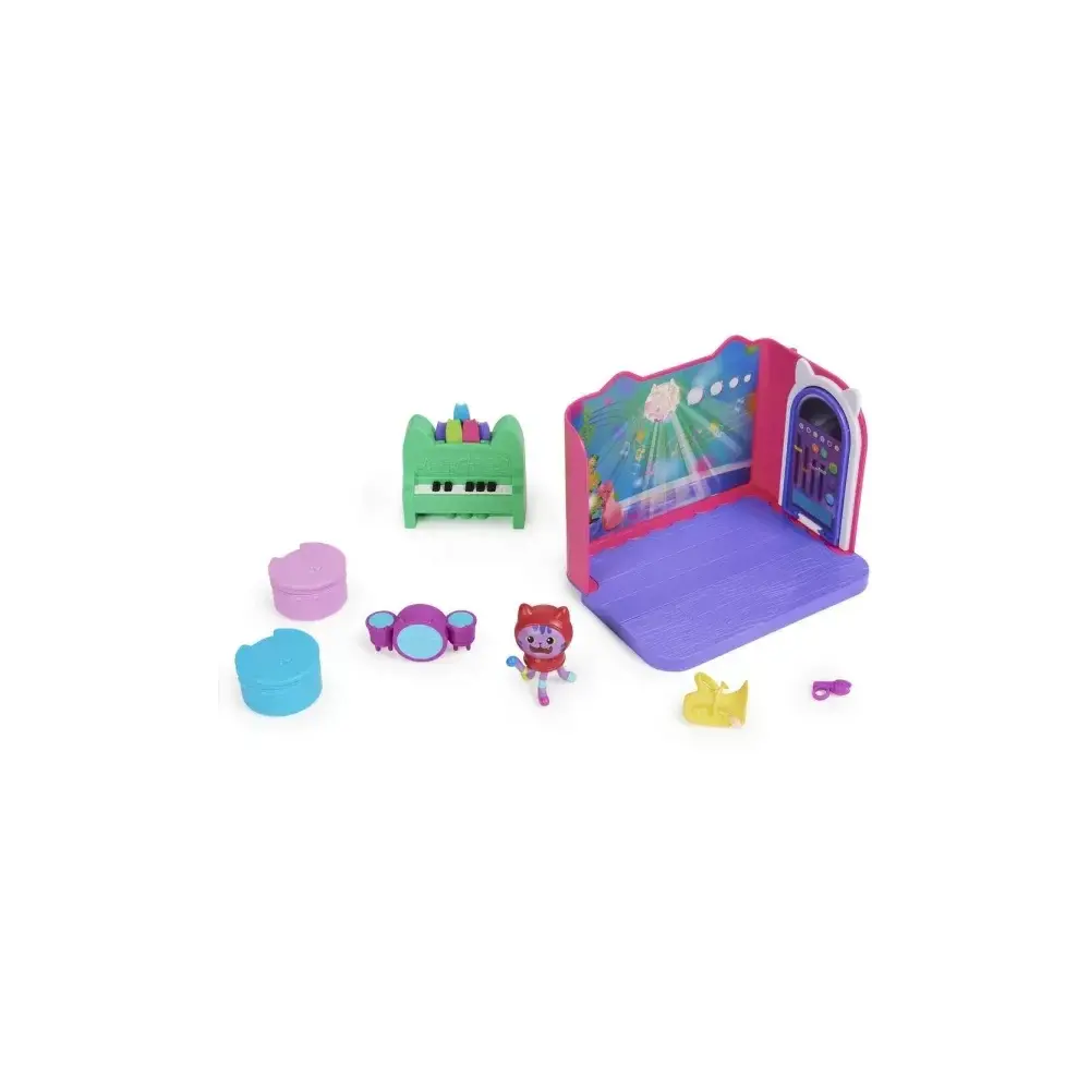 Gabby's Dollhouse Groovy Music Room con 2 accessori