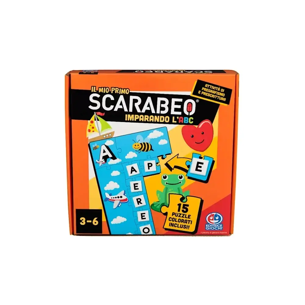 Spin Master Il Mio Primo Scarabeo Puzzle 15 Pezzi