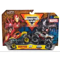 Monster Jam Marvel Iron Man vs War Machine 1:64 die-cast