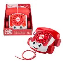 Telefono Chiacchierone Rosso di Mattel per Neonati e Bimbi - Attività…