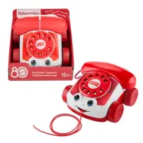 Telefono Chiacchierone Rosso di Mattel per Neonati e Bimbi - Attività…