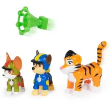 Paw Patrol Jungle Pups con 2 statuette e animale