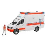 Ambulanza Mercedes Sprinter Bruder con Autista e Light & Sound