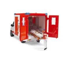 Ambulanza Mercedes Sprinter Bruder con Autista e Light & Sound