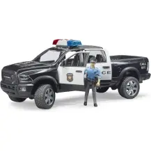 Bruder Auto Polizia Ram 2500 Scala 1:16 con Luci e Suoni