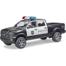 Bruder Auto Polizia Ram 2500 Scala 1:16 con Luci e Suoni
